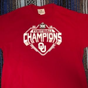 Oklahoma University 2019 Big 12 Conf Championship Tee Shirt
